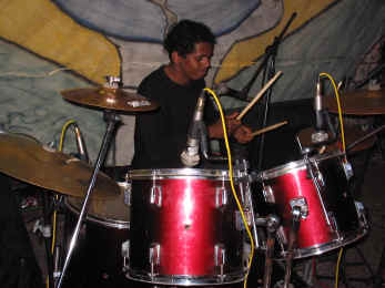 Foto eines Schlagzeugers